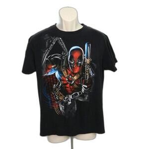 Marvel Dead Pool Short Sleeve Graphic T-shirt Medium Pre Owned